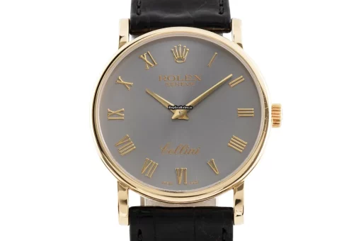Wonderful Replica Rolex Cellini 5115 Caliber 1602 Manual Winding Movement 32mm Yellow Gold Case Mens/unisex Watch - Image 7