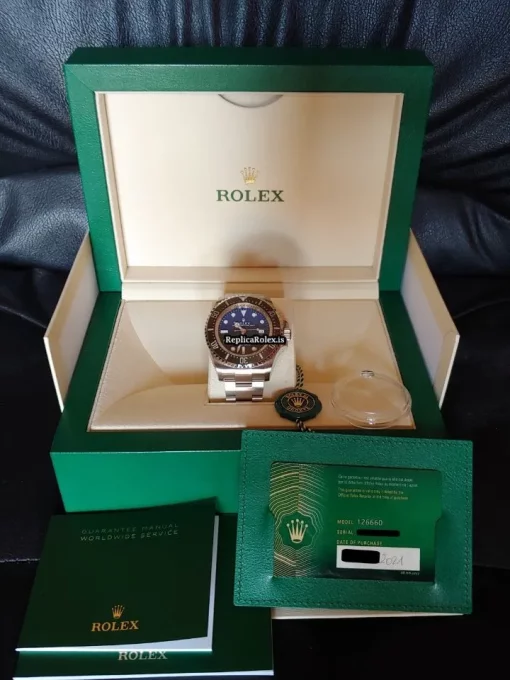 Well Made Copy Rolex Sea-dweller Deepsea 126660 Caliber 3235 Automatic Movement 44mm Steel Case Mens/unisex Watch - Image 4