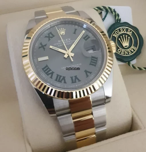Nice Replica Rolex Datejust 126333 Caliber 3235 Automatic Movement 41mm Gold/steel Case Mens/unisex Watch