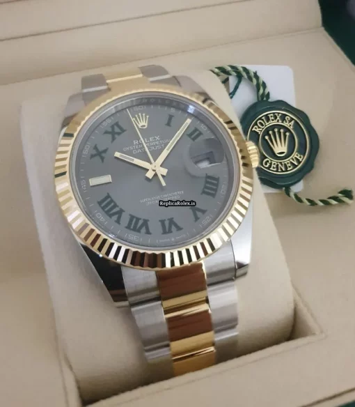 Nice Replica Rolex Datejust 126333 Caliber 3235 Automatic Movement 41mm Gold/steel Case Mens/unisex Watch - Image 3