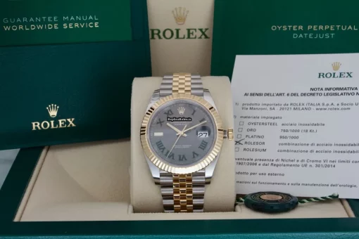 Ideal Fake Rolex Datejust II 126333 Caliber 3235 Automatic Movement 41mm Gold/steel Case Mens/unisex Watch - Image 7