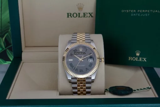 Ideal Fake Rolex Datejust II 126333 Caliber 3235 Automatic Movement 41mm Gold/steel Case Mens/unisex Watch - Image 9