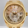Luxury Replica Rolex Sky-dweller 326938 Caliber 9001 Automatic Movement 42mm Yellow Gold Case Mens/unisex Watch