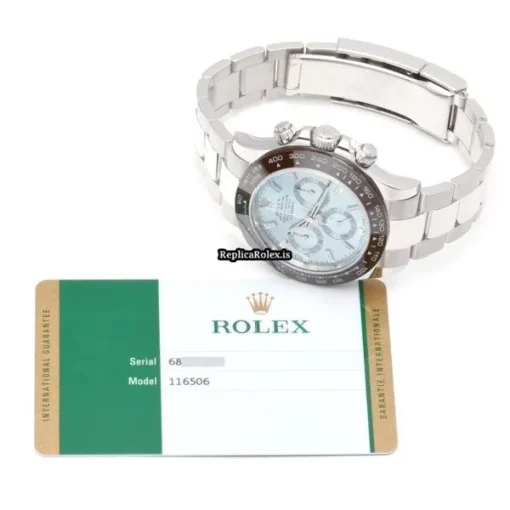 Discount Replica Rolex Daytona 116506a Caliber 4130 Automatic Movement 40mm Platinum Case Watch - Image 5