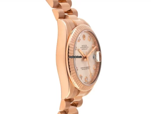 Appealing Replica Rolex Datejust 178275 Caliber 2235 Automatic Movement 31mm Rose Gold Case Mens/unisex Watch - Image 3