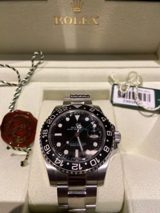 Exquisite Replica Rolex Gmt-master II 116710ln Caliber 3186 Automatic Movement 40mm Steel Case Mens/unisex Watch