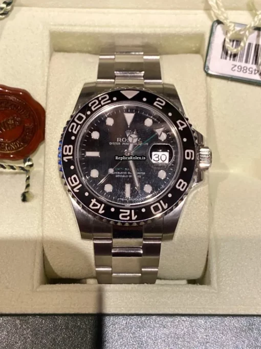 Exquisite Replica Rolex Gmt-master II 116710ln Caliber 3186 Automatic Movement 40mm Steel Case Mens/unisex Watch - Image 2