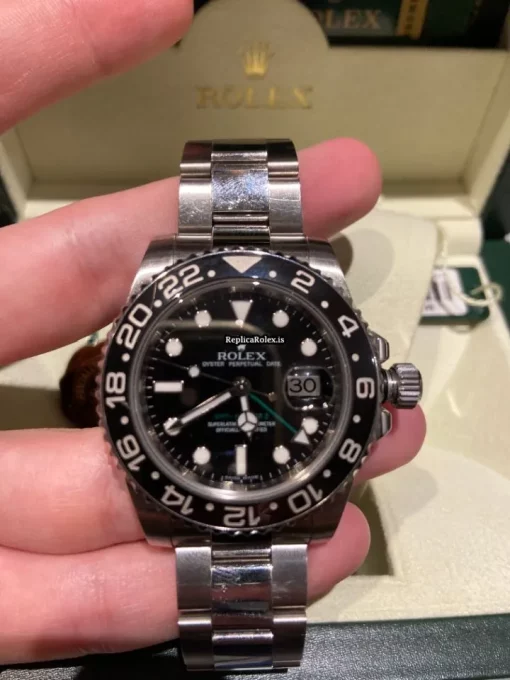 Exquisite Replica Rolex Gmt-master II 116710ln Caliber 3186 Automatic Movement 40mm Steel Case Mens/unisex Watch - Image 4