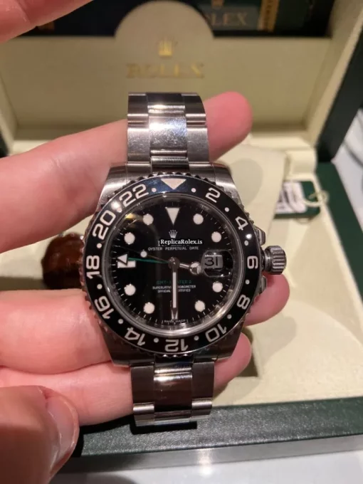 Exquisite Replica Rolex Gmt-master II 116710ln Caliber 3186 Automatic Movement 40mm Steel Case Mens/unisex Watch - Image 5