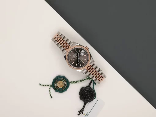 High-end Replica Rolex Datejust 126231 Automatic Movement 36mm Gold/steel Case Watch - Image 2