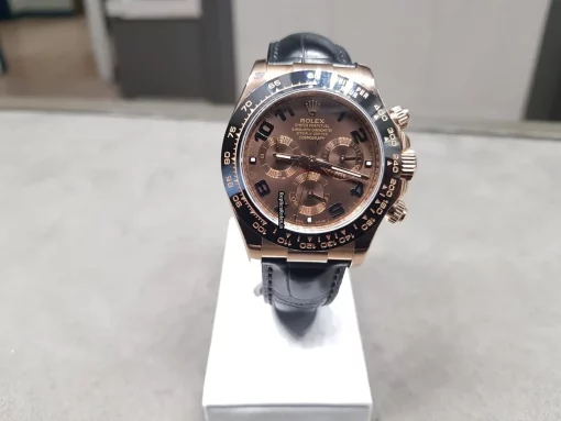 Great Replica Rolex Daytona 116515ln Caliber 4130 Automatic Movement 40mm Rose Gold Case Mens/unisex Watch - Image 2