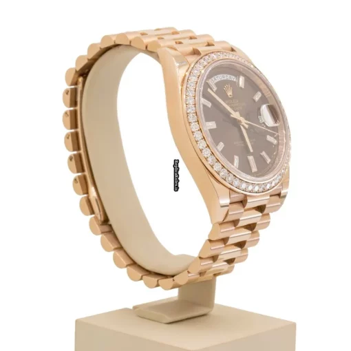Discount Fake Rolex Day-date 40 228345rbr Automatic Movement Rose Gold Case Mens/unisex Watch - Image 3