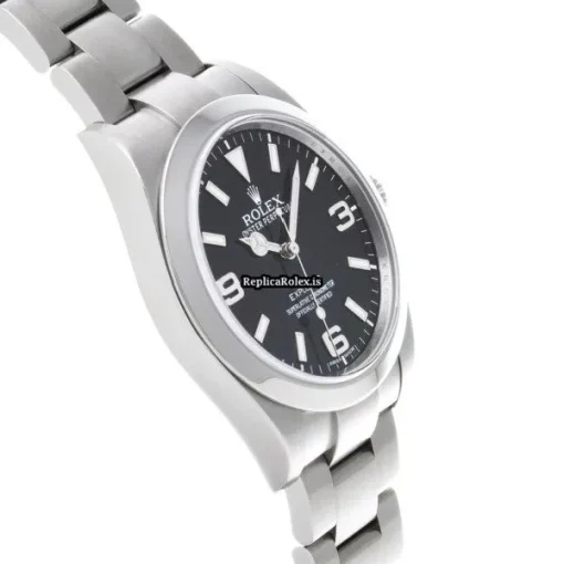 Defect Replica Rolex Explorer 214270 Caliber 3132 Automatic Movement 39mm Steel Case Watch - Image 3