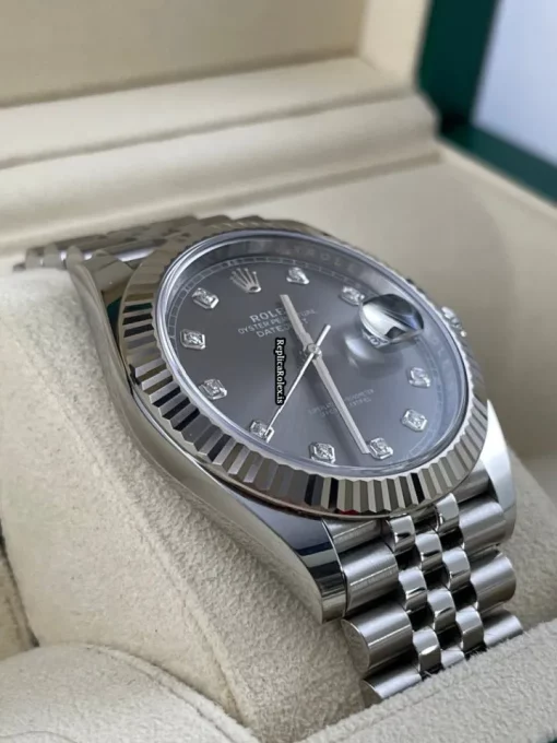 High Quality Fake Rolex Datejust 126334 Caliber 3235 Automatic Movement 41mm Steel Case Mens/unisex Watch - Image 3