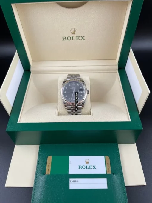 High Quality Fake Rolex Datejust 126334 Caliber 3235 Automatic Movement 41mm Steel Case Mens/unisex Watch - Image 5