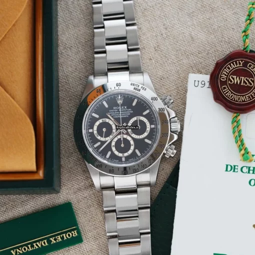 Quality Clone Rolex Daytona 16520 Automatic Movement 40mm Steel Case Mens/unisex Watch - Image 8