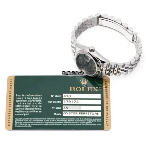 Incredible Replica Rolex Lady-datejust 179174 Automatic Movement 26mm Steel Case Womens Watch - Image 5