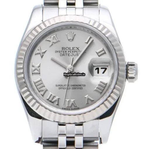 Incredible Replica Rolex Lady-datejust 179174 Automatic Movement 26mm Steel Case Womens Watch - Image 6