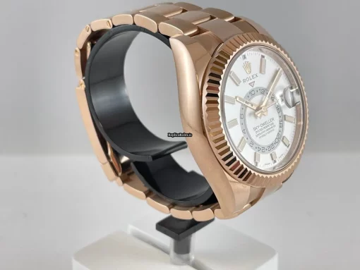 Wonderful Replica Rolex Sky-dweller 326935 Caliber 9001 Automatic Movement 42mm Rose Gold Case Mens/unisex Watch - Image 2