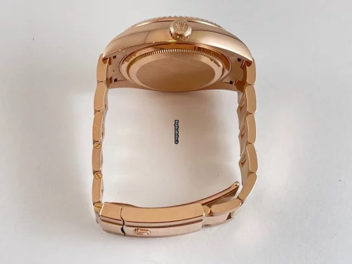 Wonderful Replica Rolex Sky-dweller 326935 Caliber 9001 Automatic Movement 42mm Rose Gold Case Mens/unisex Watch - Image 4