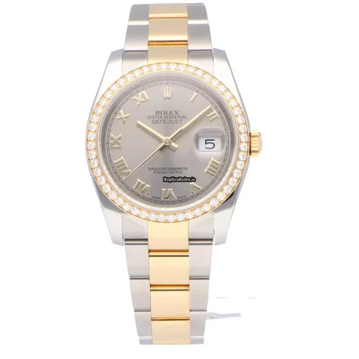 Ideal Replica Rolex Datejust 116243 Automatic Movement 36mm Gold/steel Case Mens/unisex Watch