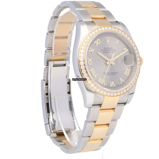 Ideal Replica Rolex Datejust 116243 Automatic Movement 36mm Gold/steel Case Mens/unisex Watch - Image 8