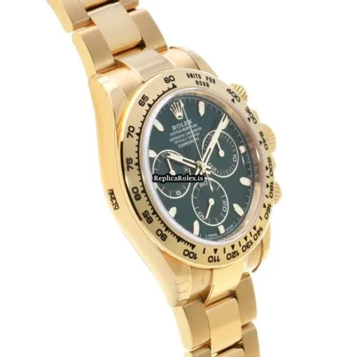 Ideal Fake Rolex Daytona 116508 Caliber 4130 Automatic Movement 40mm Yellow Gold Case Watch - Image 3