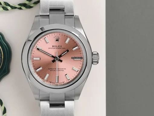 Wonderful Replica Rolex Oyster Perpetual 276200 Automatic Movement 28mm Steel Case Watch - Image 5