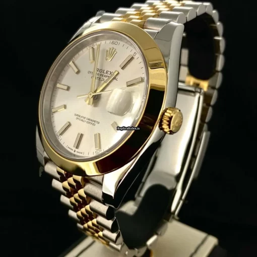 Lovely Fake Rolex Datejust 126303 Caliber 3235 Automatic Movement 41mm Gold/steel Case Mens/unisex Watch - Image 3