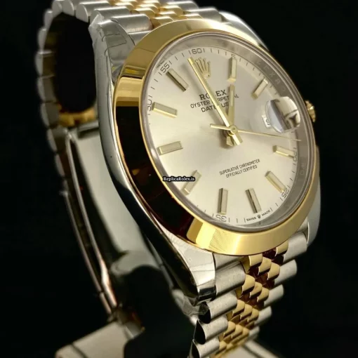 Lovely Fake Rolex Datejust 126303 Caliber 3235 Automatic Movement 41mm Gold/steel Case Mens/unisex Watch - Image 5