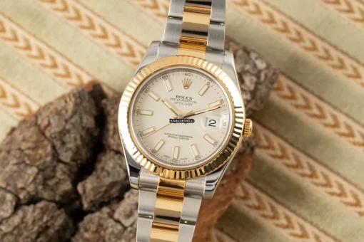 Nice Fake Rolex Datejust II 116333 Caliber 3136 Automatic Movement 41mm Gold/steel Case Mens/unisex Watch - Image 2