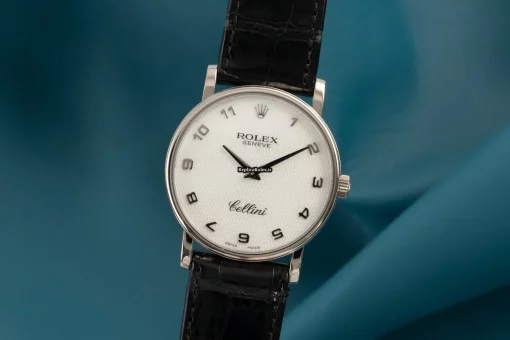 Excellent Copy Rolex Cellini 5115 Caliber 1602 Manual Winding Movement 32mm White Gold Case Mens/unisex Watch
