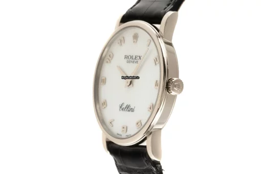 Excellent Copy Rolex Cellini 5115 Caliber 1602 Manual Winding Movement 32mm White Gold Case Mens/unisex Watch - Image 5