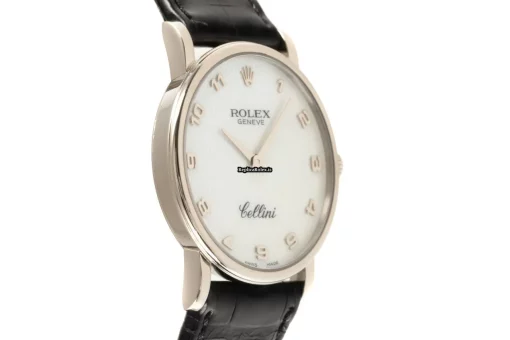 Excellent Copy Rolex Cellini 5115 Caliber 1602 Manual Winding Movement 32mm White Gold Case Mens/unisex Watch - Image 6