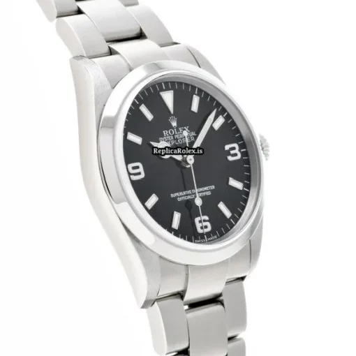 Ideal Replica Rolex Explorer 114270 Caliber 3130 Automatic Movement 36mm Steel Case Watch - Image 3