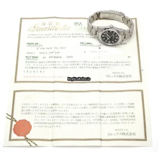 Ideal Replica Rolex Explorer 114270 Caliber 3130 Automatic Movement 36mm Steel Case Watch - Image 5