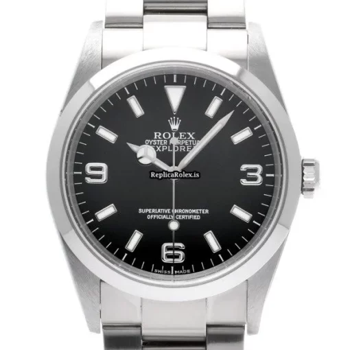 Ideal Replica Rolex Explorer 114270 Caliber 3130 Automatic Movement 36mm Steel Case Watch - Image 6