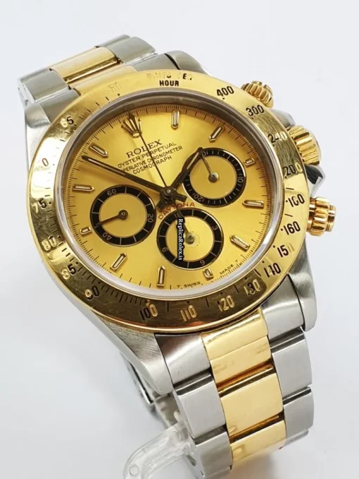 Design Knockoff Rolex Daytona 16523 Caliber 4030 Automatic Movement 40mm Gold/steel Case Mens/unisex Watch