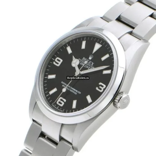Affordable Replica Rolex Explorer 114270 Caliber 3130 Automatic Movement 36mm Steel Case Watch - Image 2