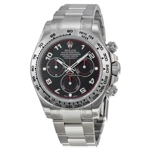 Top Replica Rolex Daytona 116509 Caliber 4130 Automatic Movement 40mm White Gold Case Mens/unisex Watch