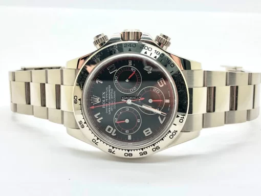 Top Replica Rolex Daytona 116509 Caliber 4130 Automatic Movement 40mm White Gold Case Mens/unisex Watch - Image 4