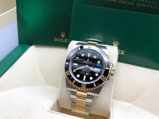 Appealing Replica Rolex Submariner Date 116613ln Caliber 3135 Automatic Movement 40mm Gold/steel Case Mens/unisex Watch - Image 4