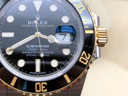 Appealing Replica Rolex Submariner Date 116613ln Caliber 3135 Automatic Movement 40mm Gold/steel Case Mens/unisex Watch - Image 8