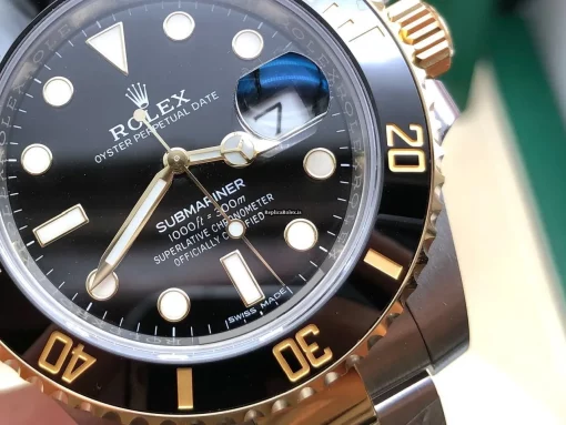 Appealing Replica Rolex Submariner Date 116613ln Caliber 3135 Automatic Movement 40mm Gold/steel Case Mens/unisex Watch - Image 9