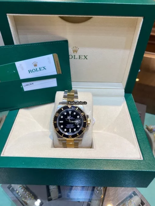 Pleasing Replica Rolex Submariner Date 116613ln Caliber 3135 Automatic Movement 40mm Gold/steel Case Mens/unisex Watch