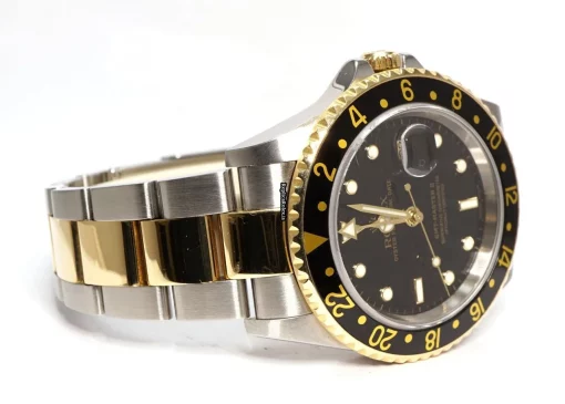 Exquisite Fake Rolex Gmt-master II 16713 Caliber 3185 Automatic Movement 40mm Gold/steel Case Mens/unisex Watch - Image 3
