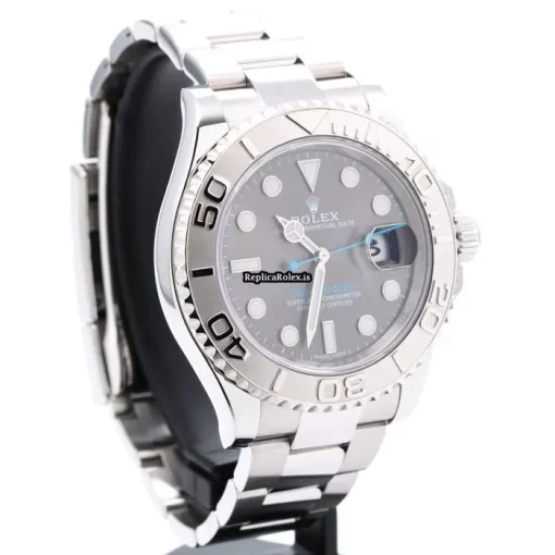 Great Knockoff Rolex Yacht-master 40 116622 Caliber 3135 Automatic Movement 40mm Platinum Case Mens/unisex Watch - Image 8