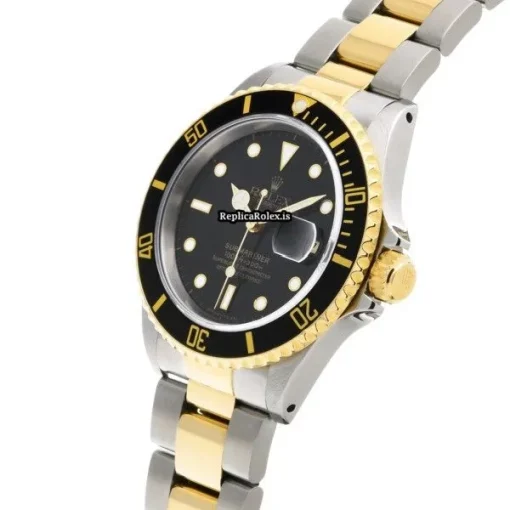 Reliable Fake Rolex Submariner Date 16613 Caliber 3135 Automatic Movement 40mm Steel Case Watch - Image 2