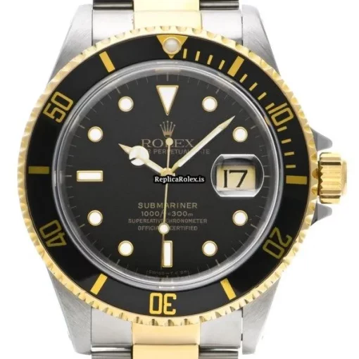Reliable Fake Rolex Submariner Date 16613 Caliber 3135 Automatic Movement 40mm Steel Case Watch - Image 6
