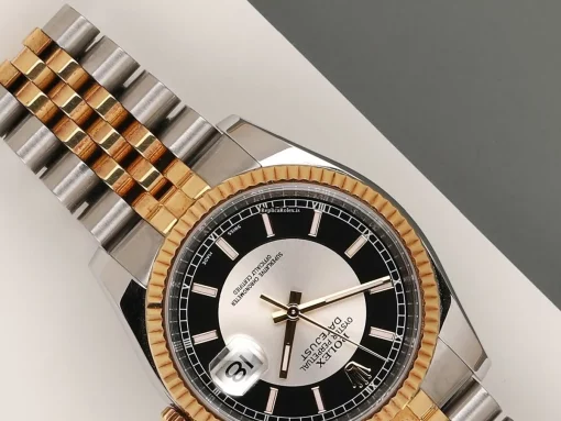 Defect Fake Rolex Datejust 116233 Automatic Movement 36mm Gold/steel Case Watch - Image 4